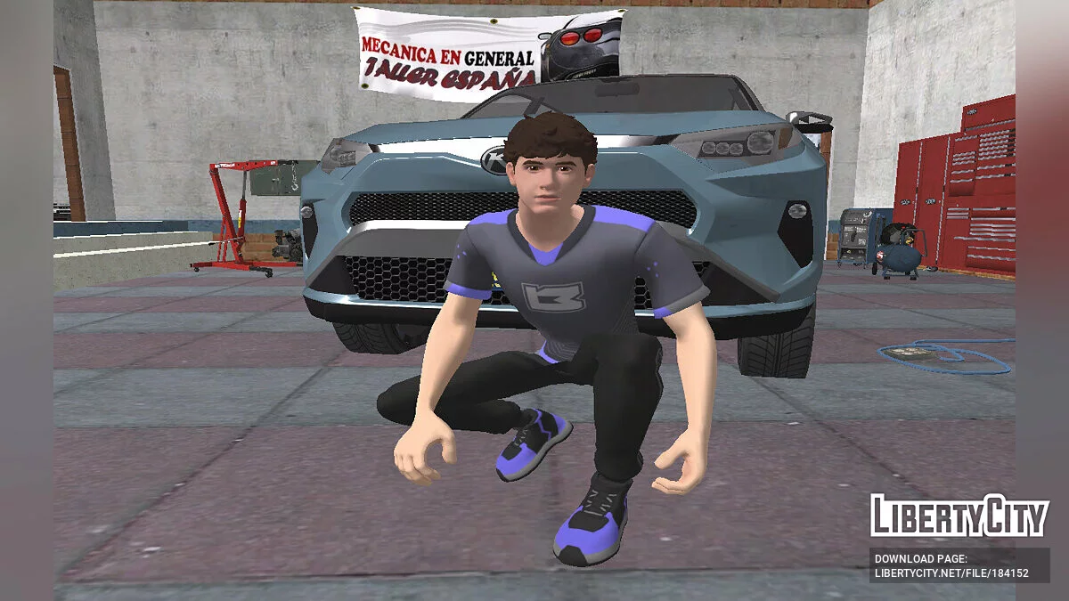 Bugha из Fortnite / GTA San Andreas