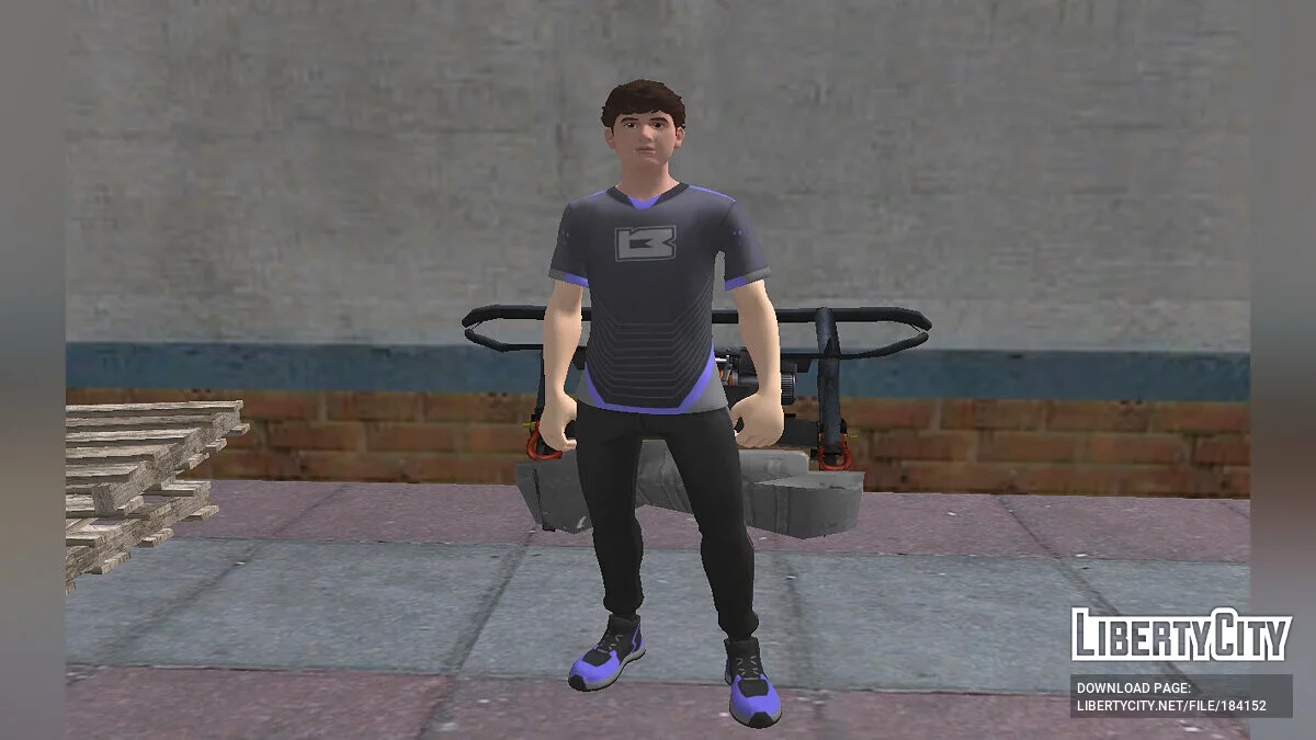 Bugha из Fortnite / GTA San Andreas