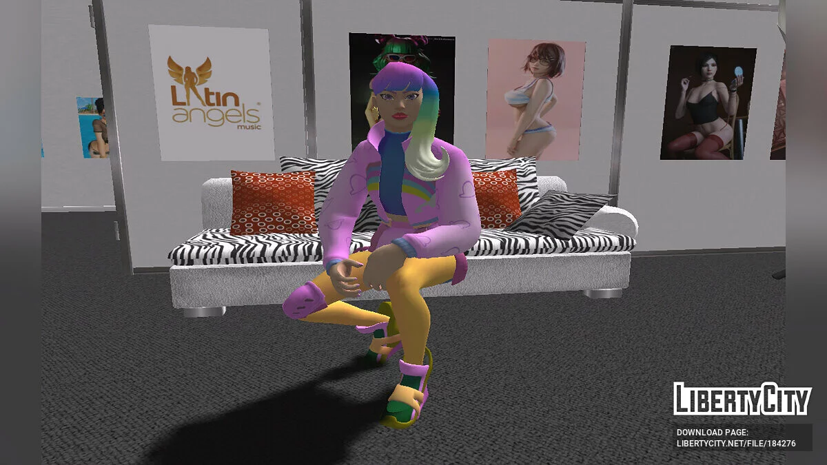 Dawn из Fortnite / GTA San Andreas