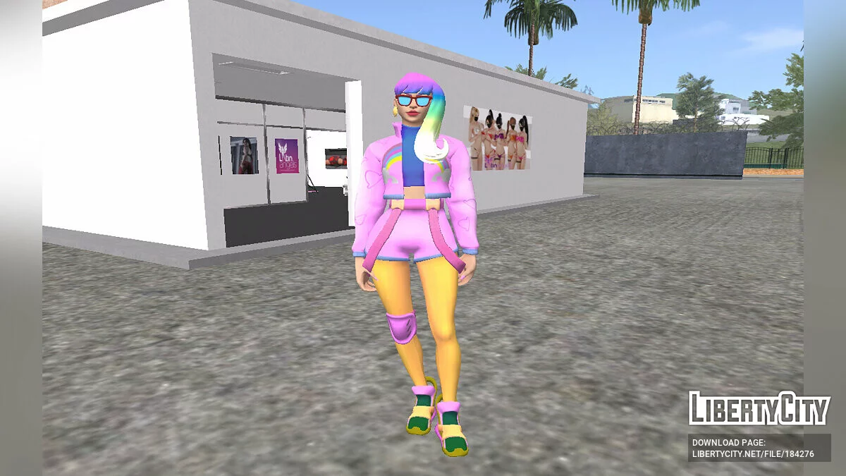 Dawn из Fortnite / GTA San Andreas