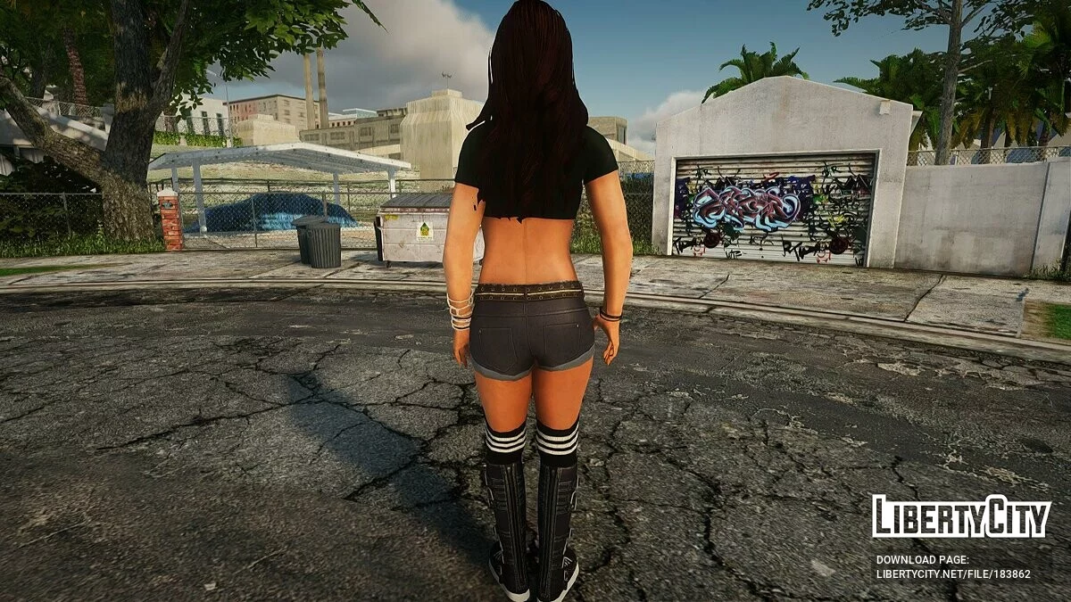 Эй Джей из WWE2K / GTA San Andreas