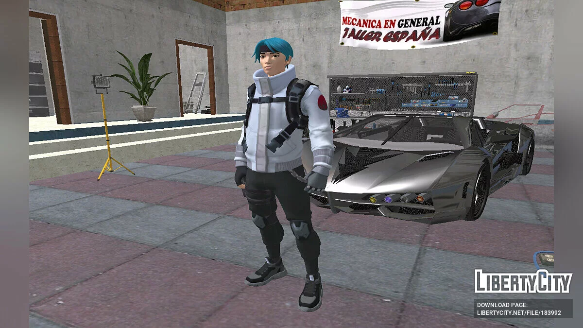 Jun Hwan из Fortnite / GTA San Andreas