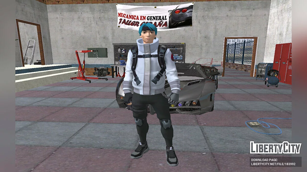 Jun Hwan из Fortnite / GTA San Andreas
