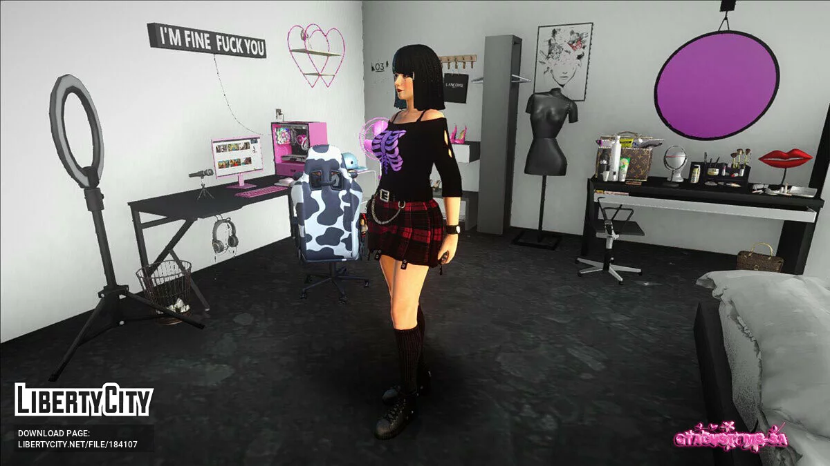 Хитоми Kawaii Gothic / GTA San Andreas