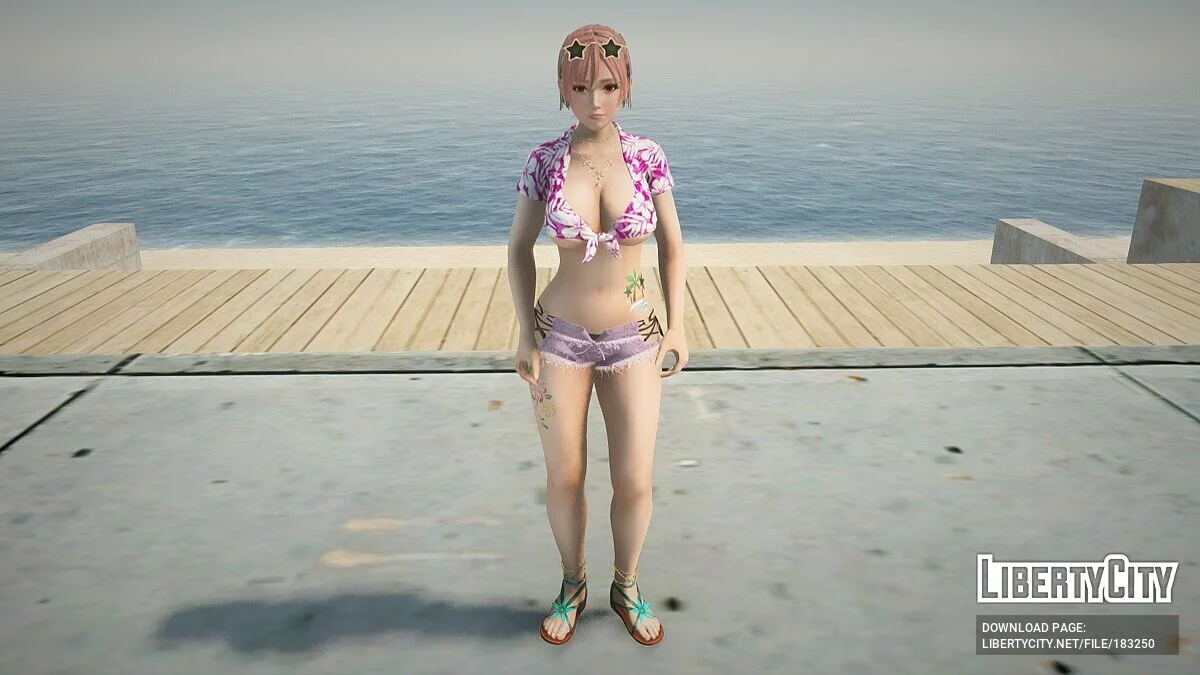 Хонока в сексуальном наряде / GTA San Andreas