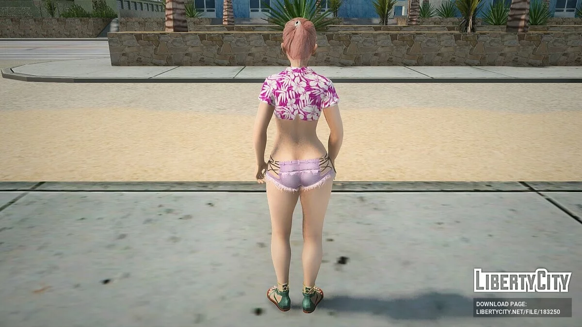 Хонока в сексуальном наряде / GTA San Andreas