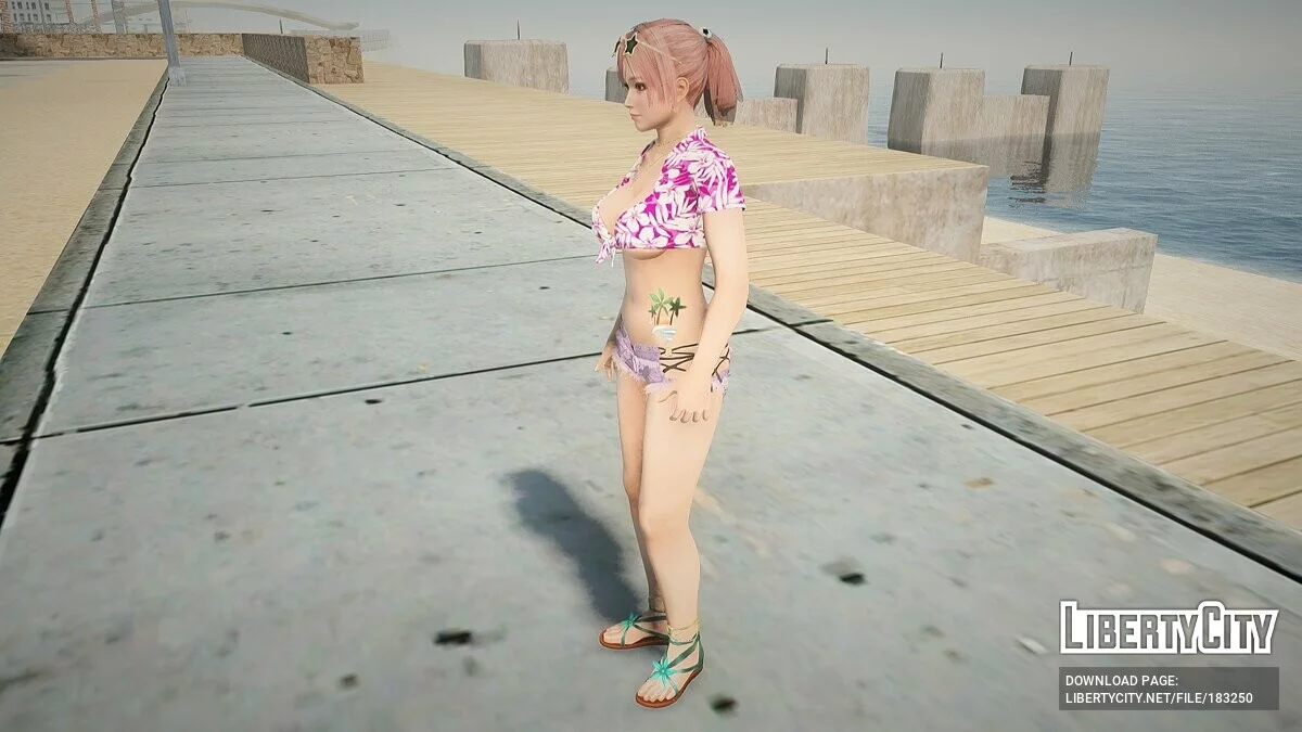 Хонока в сексуальном наряде / GTA San Andreas