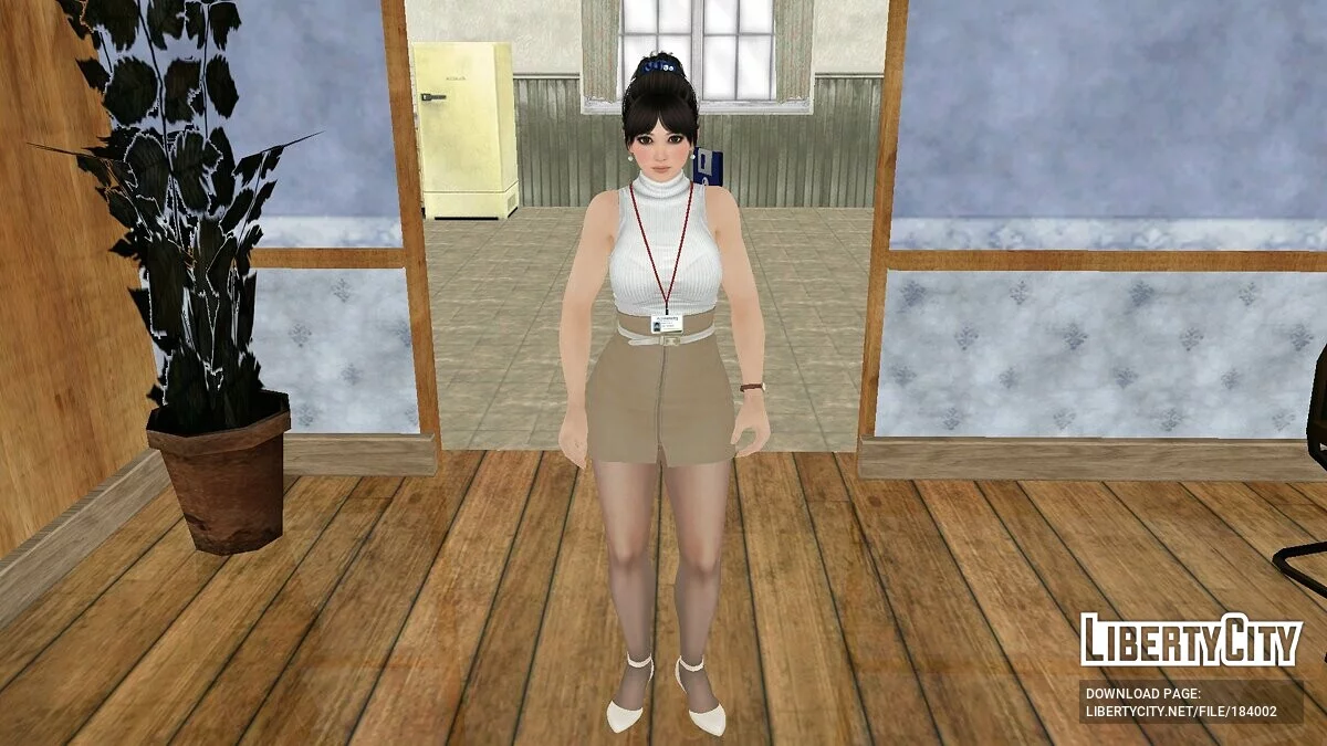 Кокоро в офисной одежде / GTA San Andreas