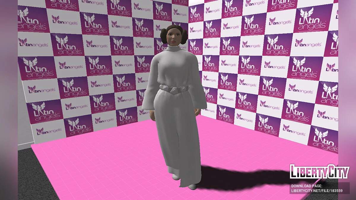 Leia Organa из Fortnite / GTA San Andreas