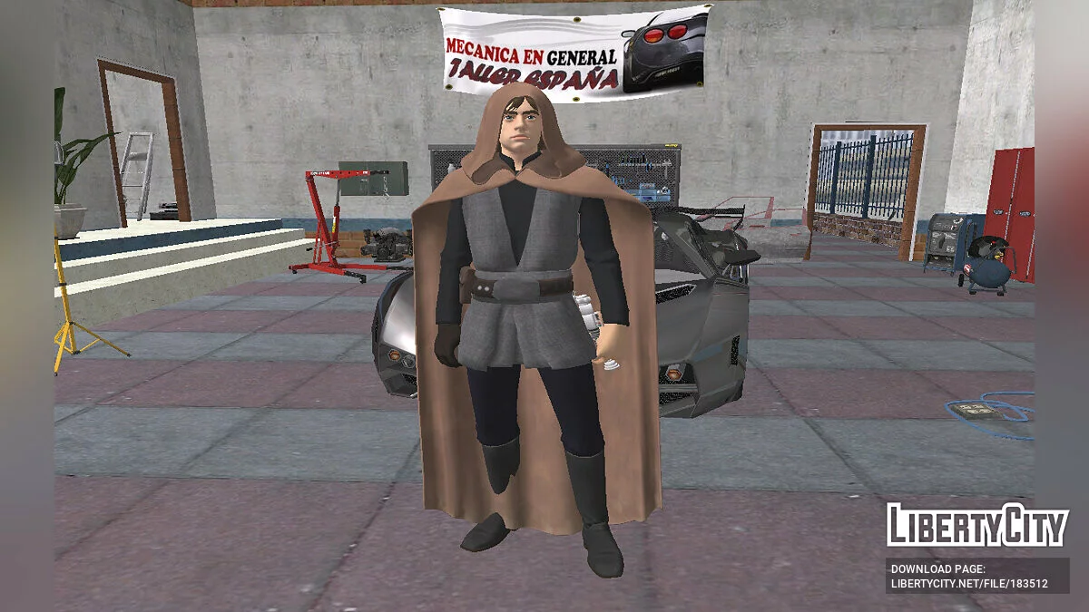 Люк Скайуокер - рыцарь из Fortnite / GTA San Andreas
