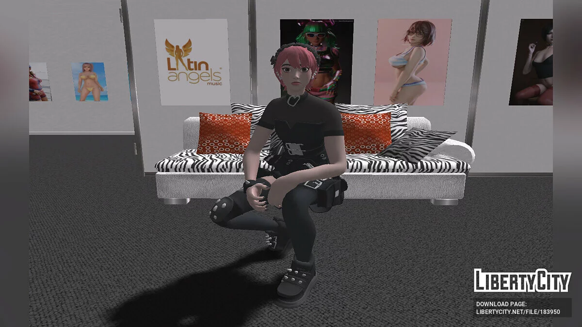 Mina Park из Fortnite / GTA San Andreas