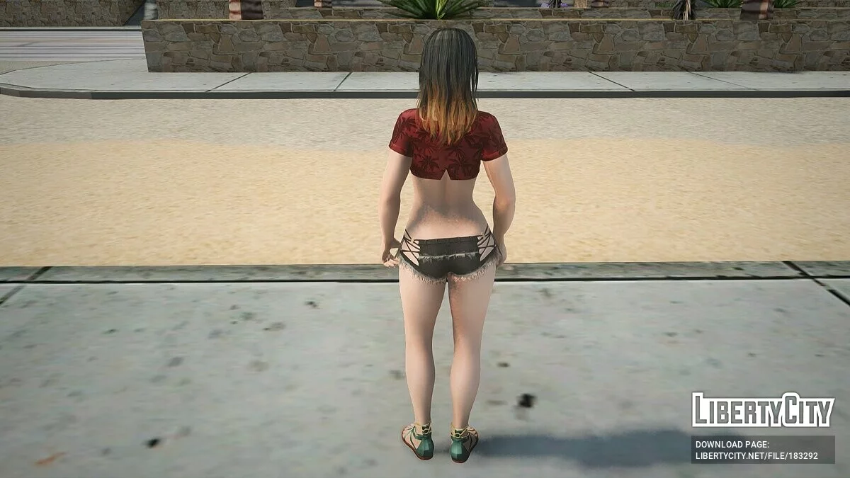 Нанами в сексуальном наряде / GTA San Andreas