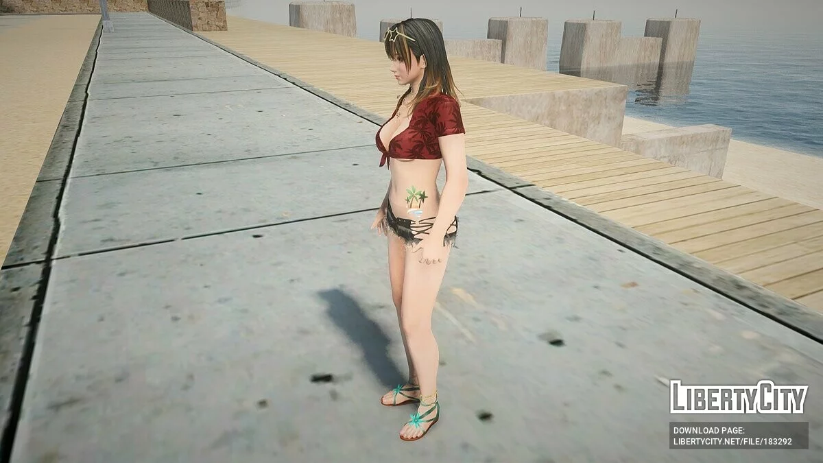 Нанами в сексуальном наряде / GTA San Andreas