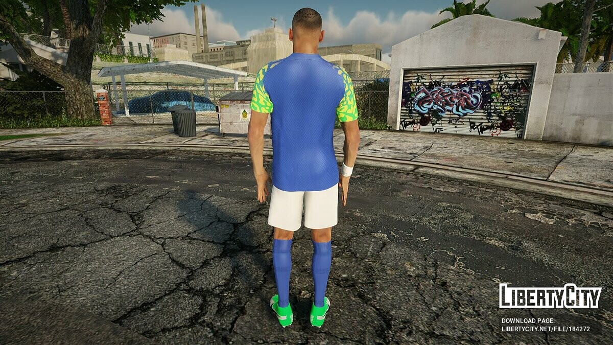 Скачать Неймар (FIFA World Cup 2022) для GTA San Andreas