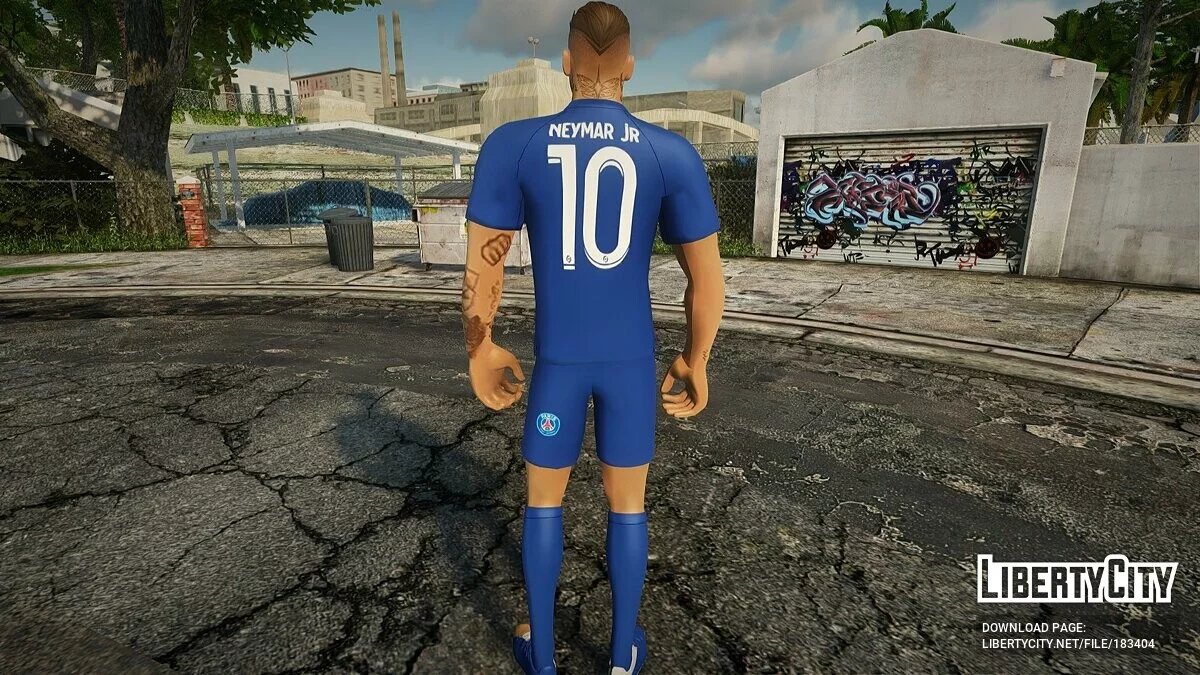 Неймар из Fortnite / GTA San Andreas