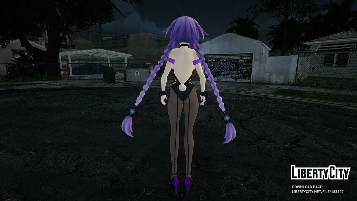 Purple Heart Bunny Outfit / GTA San Andreas