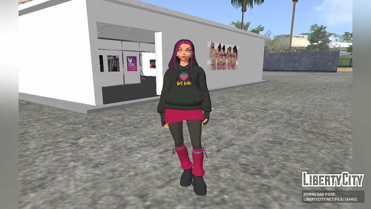Ricochet Rox из Fortnite / GTA San Andreas