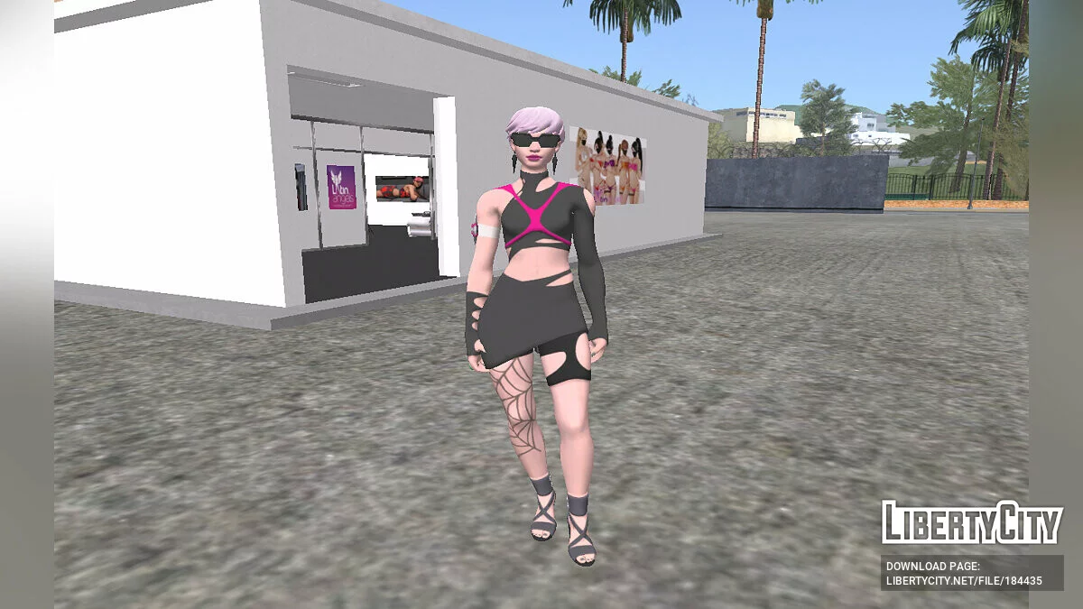 Sabina Ponytail из Fortnite / GTA San Andreas