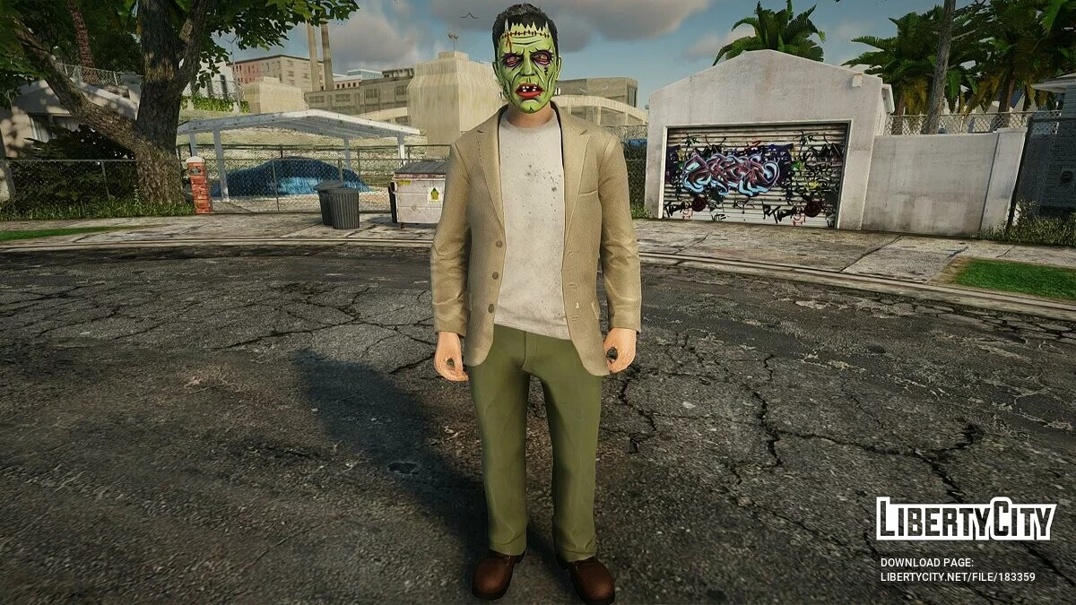 Скины из GTA Online: Хэллоуин 2022 / GTA San Andreas