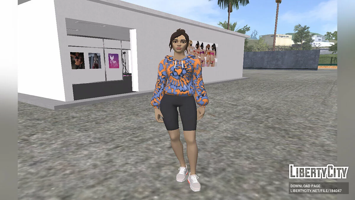 Swirl Girl из Fortnite / GTA San Andreas