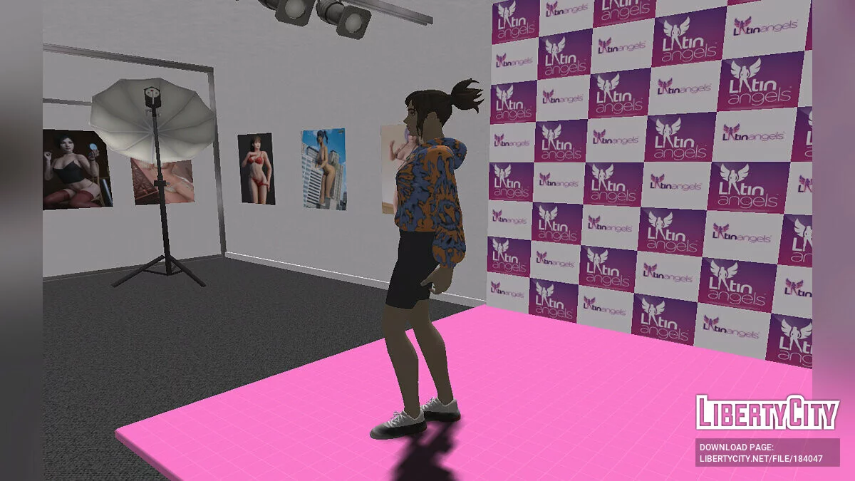 Swirl Girl из Fortnite / GTA San Andreas