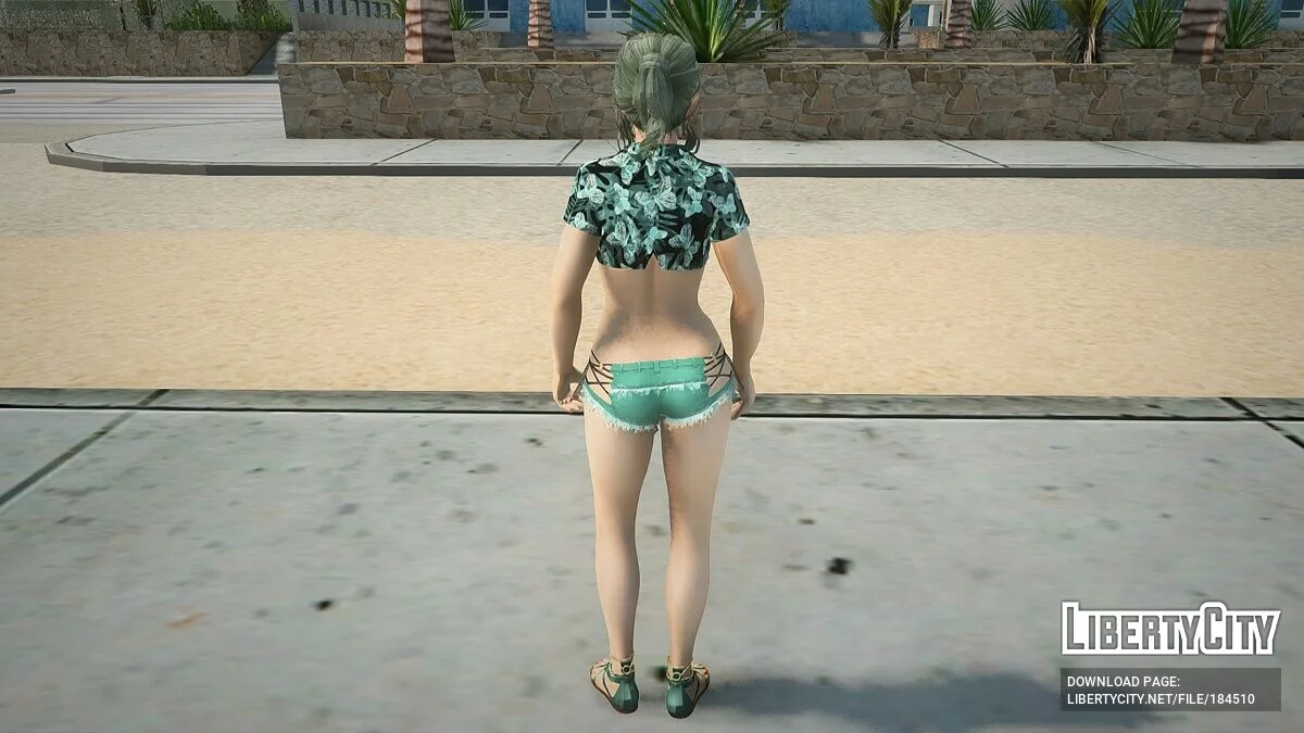 Тамаки в сексуальном наряде / GTA San Andreas
