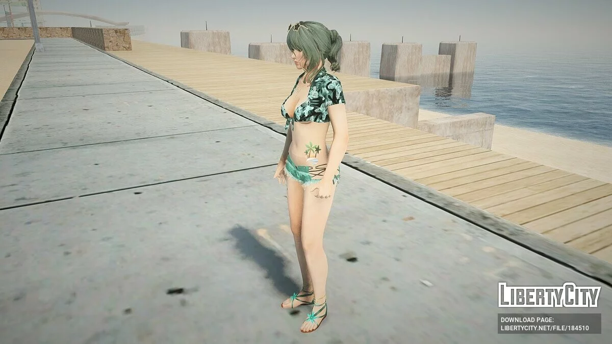 Тамаки в сексуальном наряде / GTA San Andreas