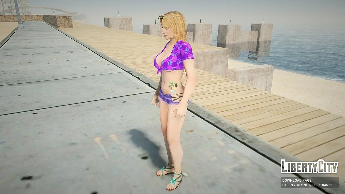 Тина Армстронг в сексуальном наряде / GTA San Andreas
