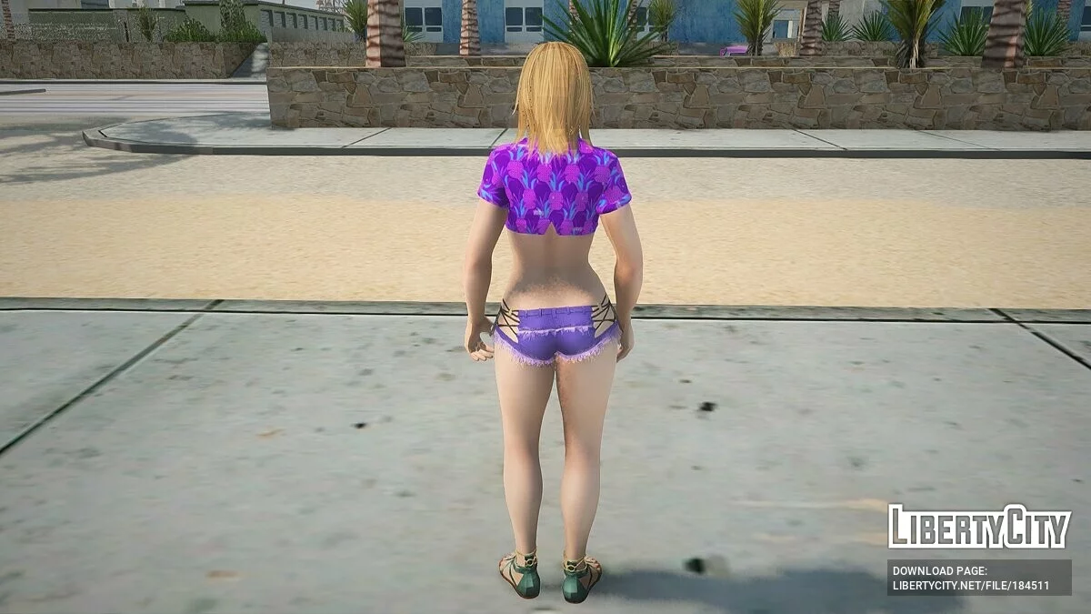 Тина Армстронг в сексуальном наряде / GTA San Andreas
