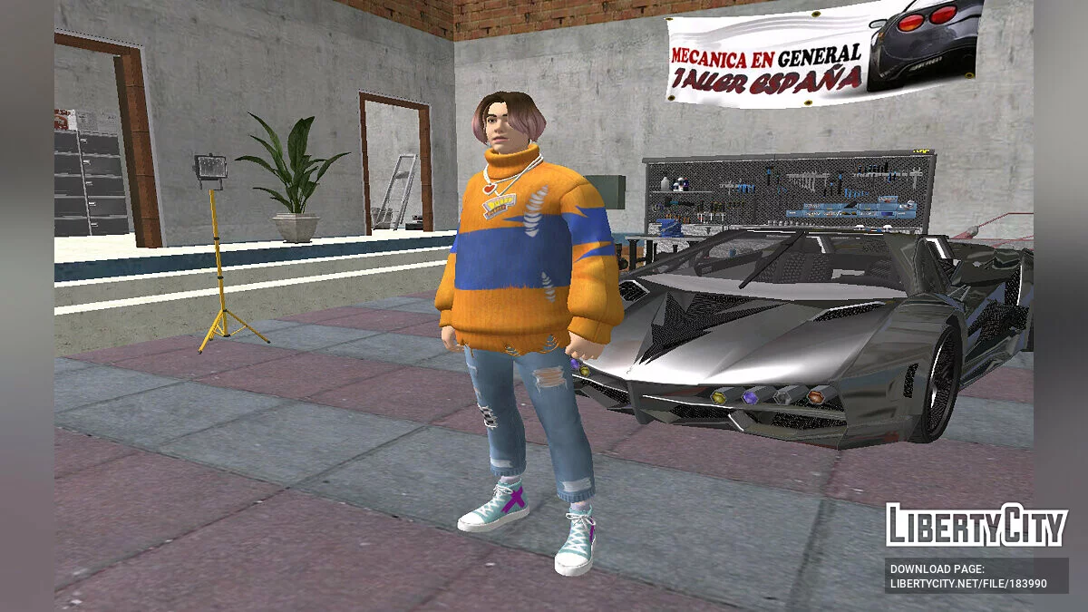 Тони из Fortnite / GTA San Andreas