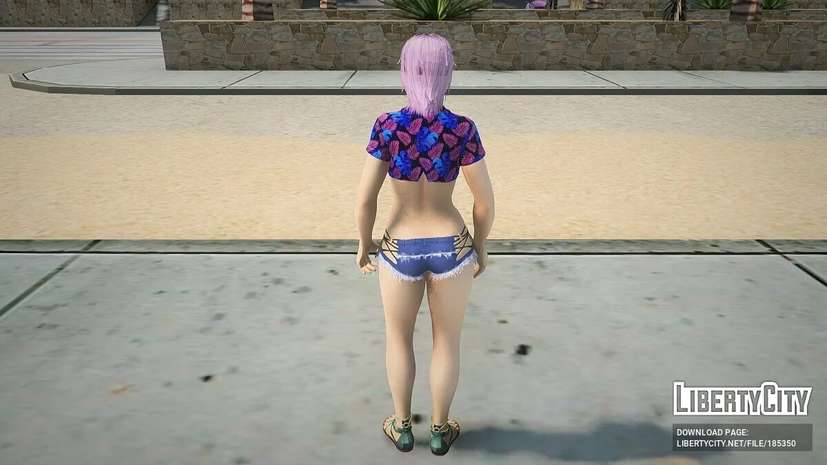 Аянэ в сексуальном наряде / GTA San Andreas