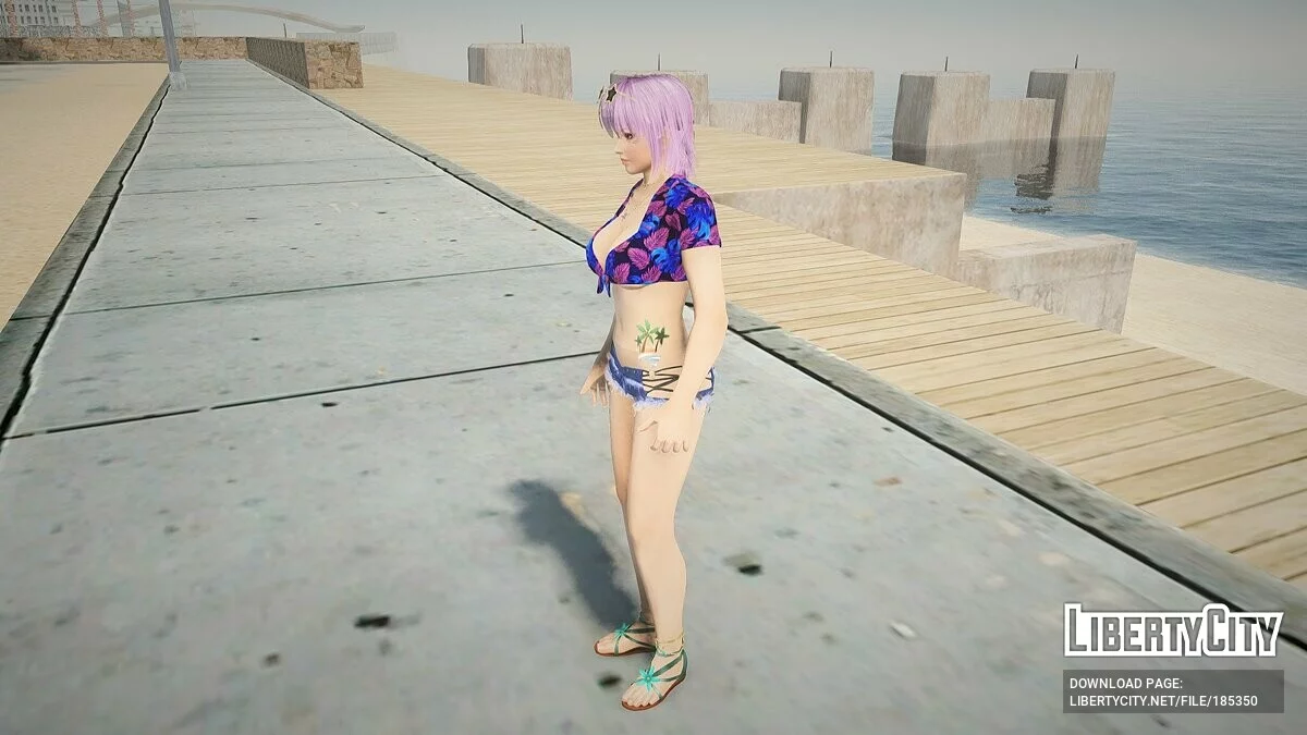 Аянэ в сексуальном наряде / GTA San Andreas
