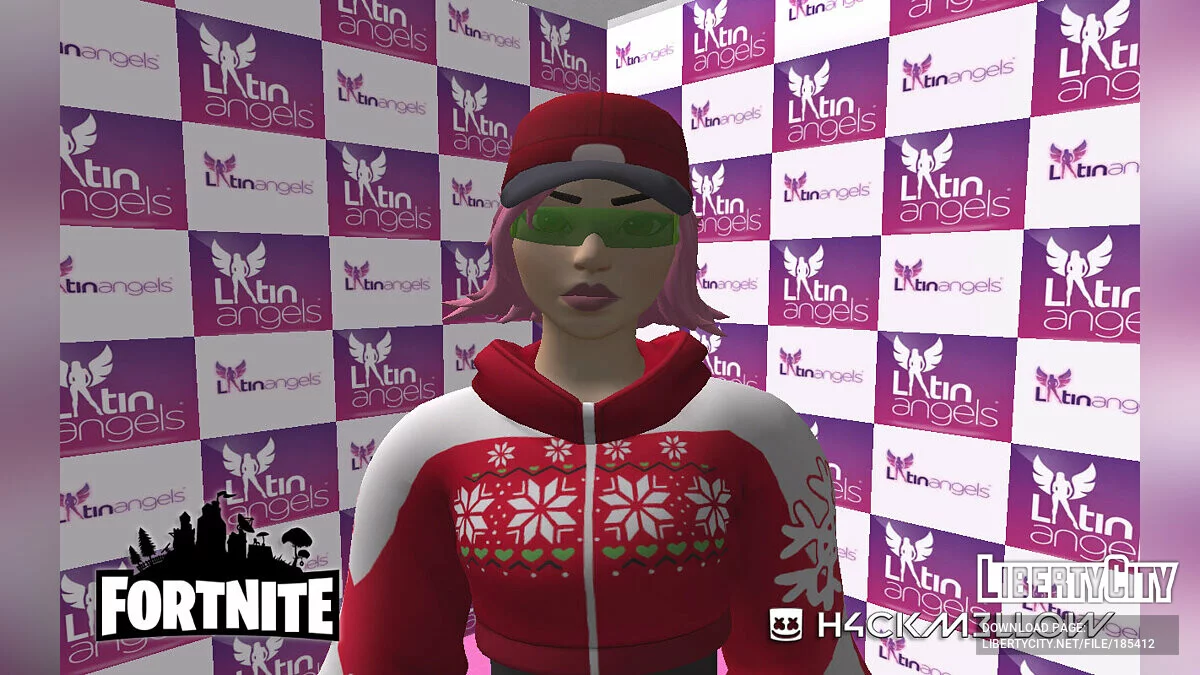 Арктическая Аделина из Fortnite / GTA San Andreas