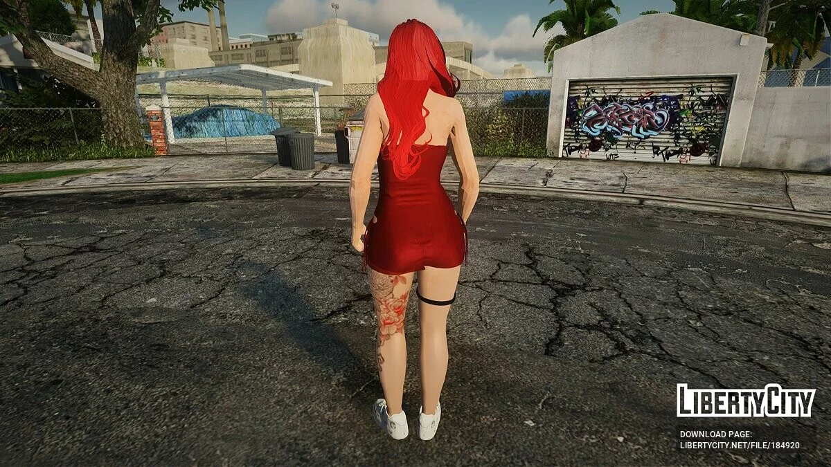 Девушка в красном платье / GTA San Andreas