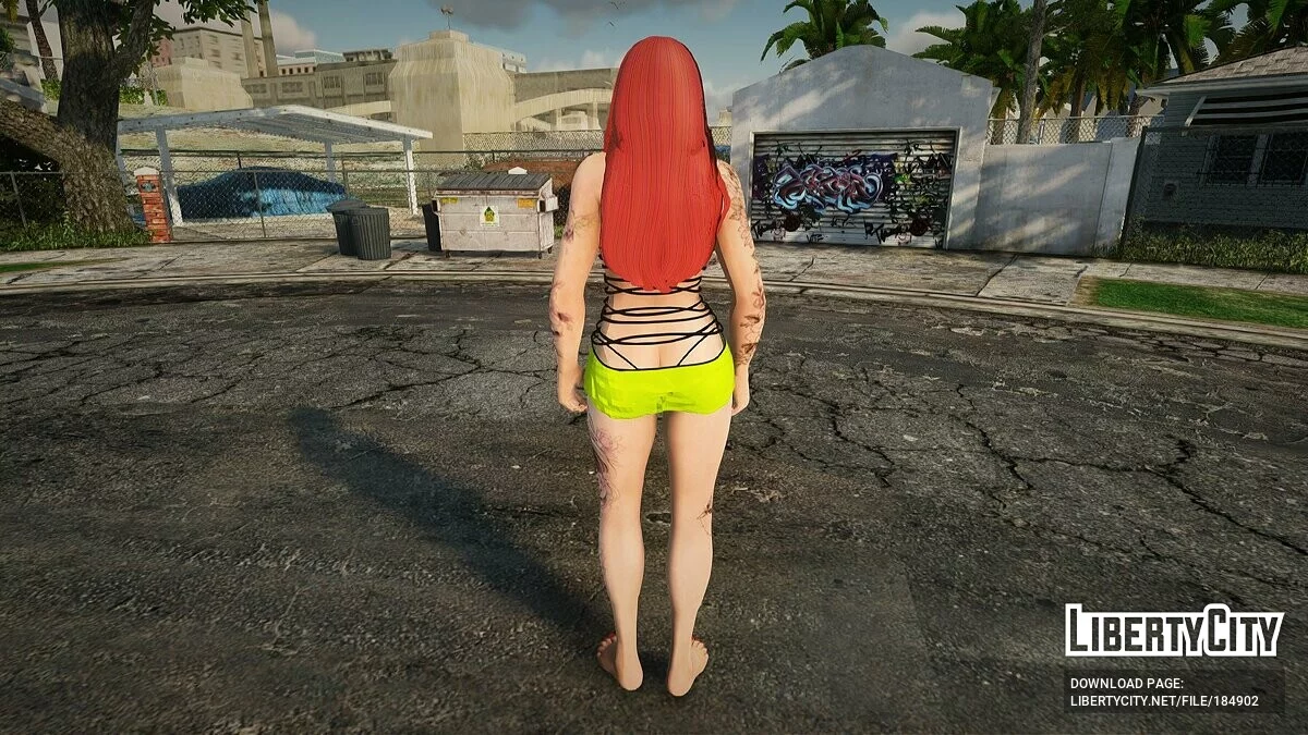 Девушка в сексуальном наряде / GTA San Andreas