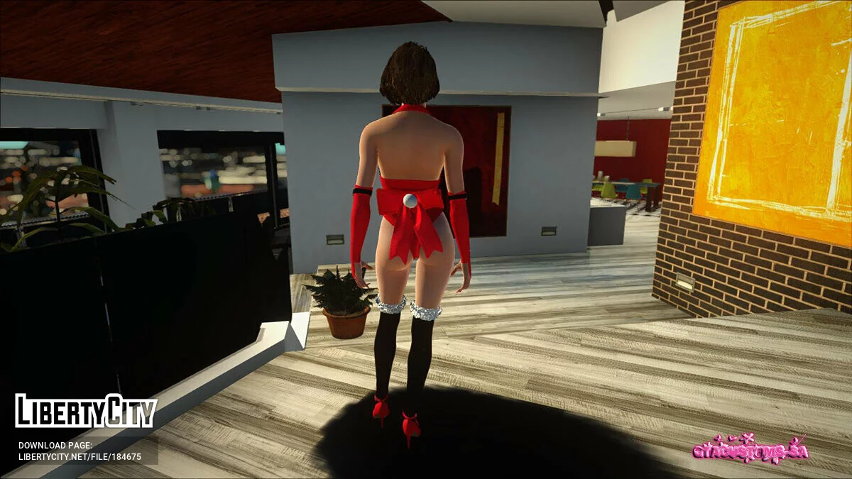 Джилл Валентайн Santa Babe / GTA San Andreas