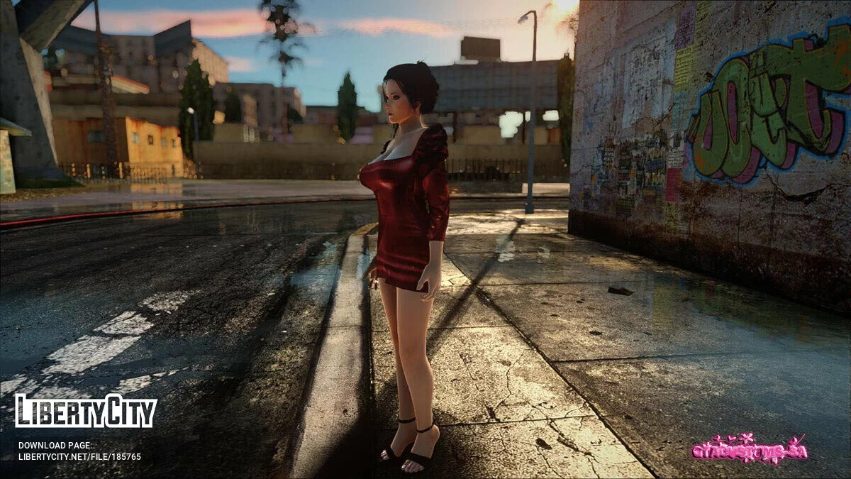 Касуми С Новым годом / GTA San Andreas