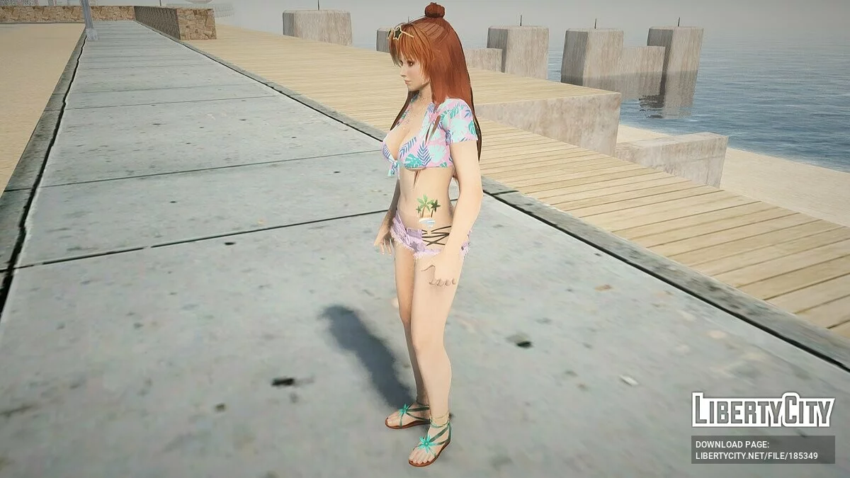 Касуми в сексуальном наряде / GTA San Andreas