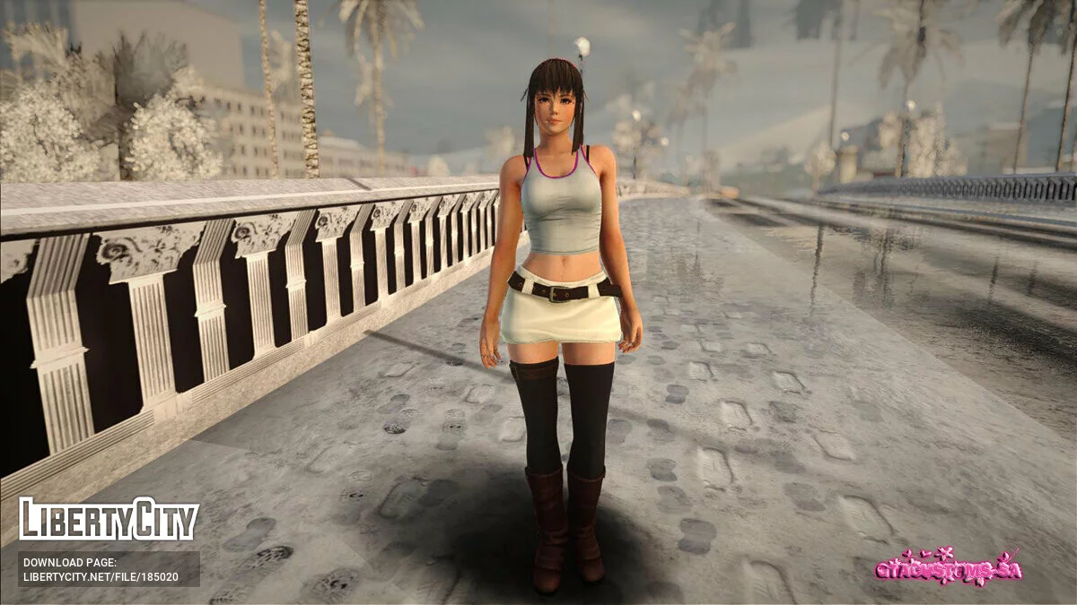 Хитоми в юбке / GTA San Andreas