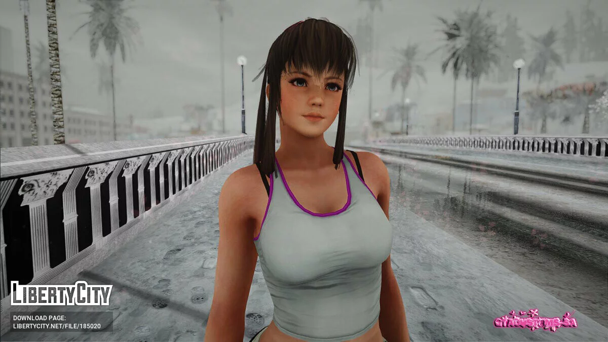 Хитоми в юбке / GTA San Andreas