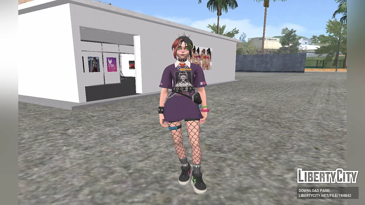 Хэлси из Fortnite / GTA San Andreas