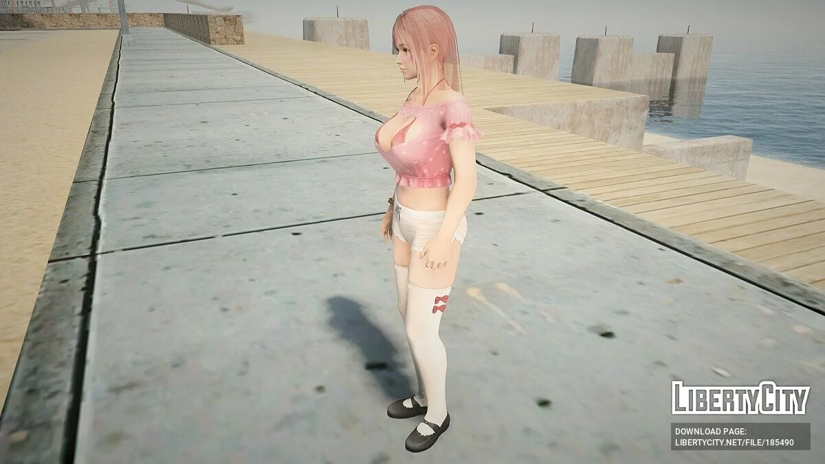Хонока в сексуальном наряде / GTA San Andreas