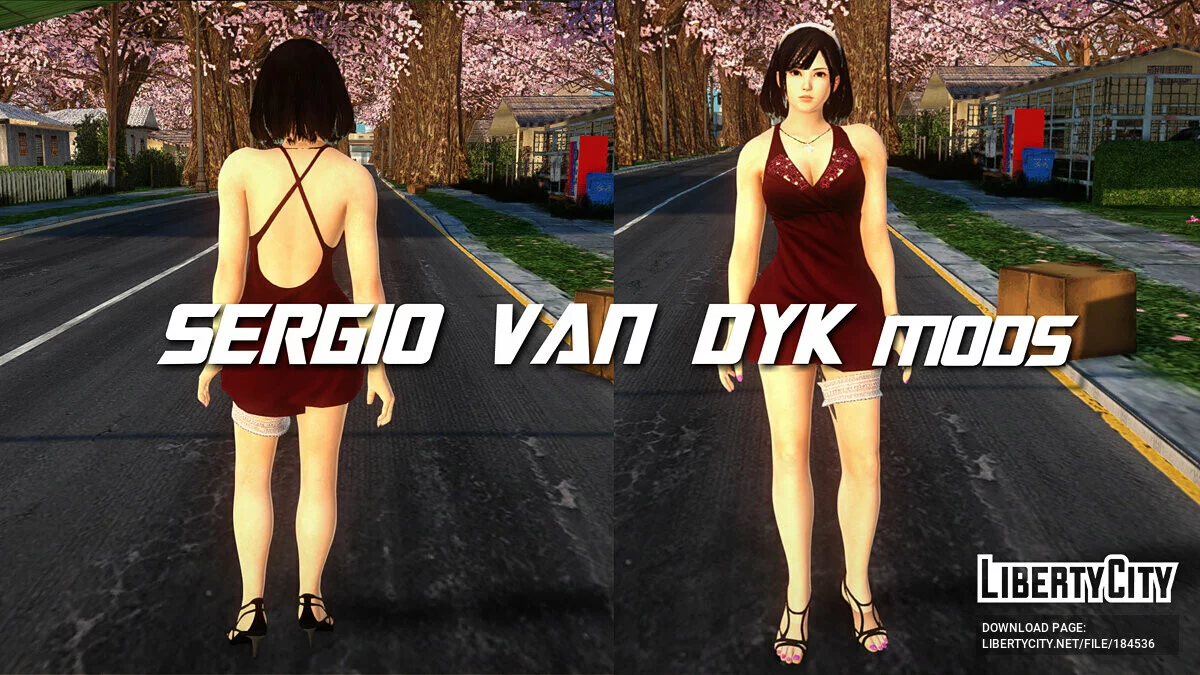 Кокоро в красном платье / GTA San Andreas