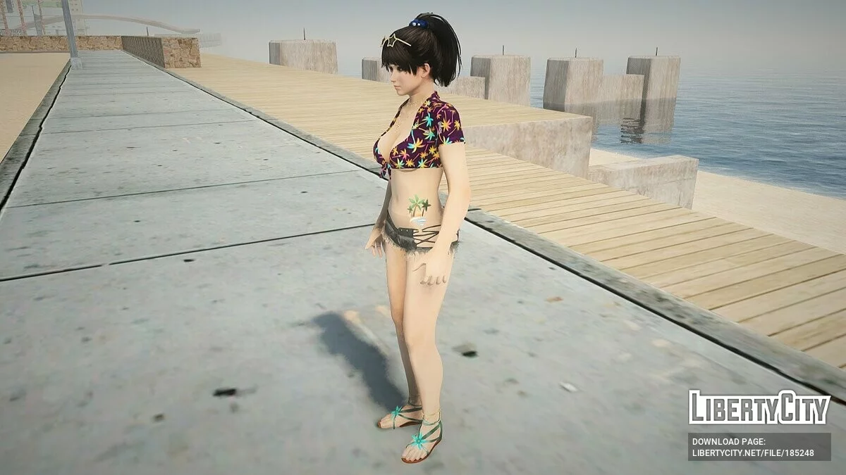 Кокоро в сексуальном наряде / GTA San Andreas