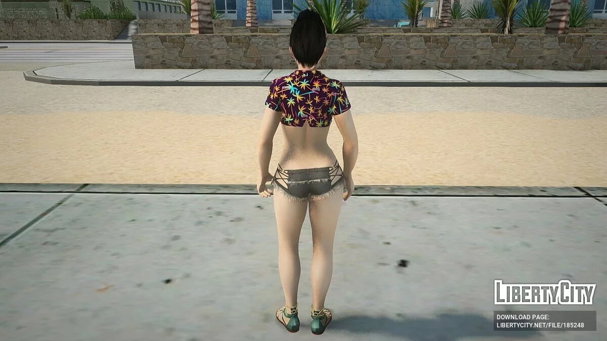 Кокоро в сексуальном наряде / GTA San Andreas