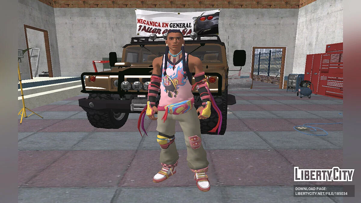 Massai из Fortnite / GTA San Andreas