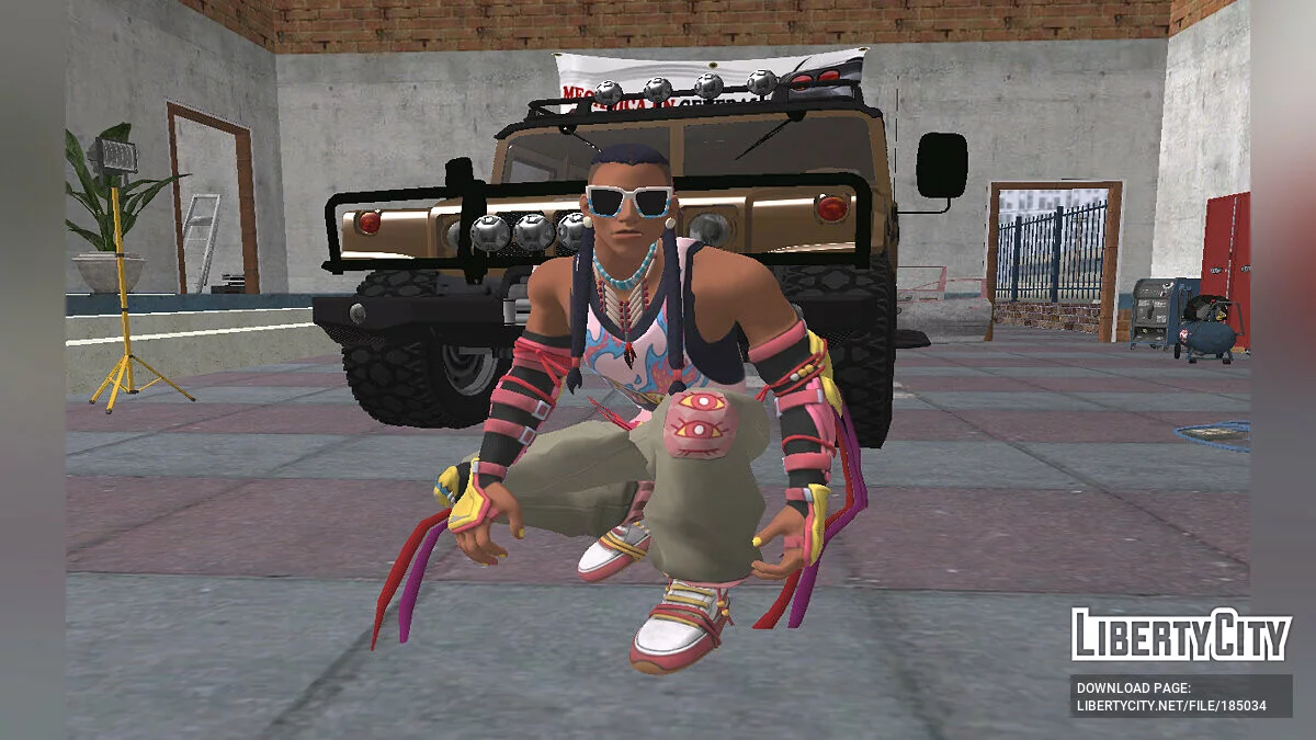 Massai из Fortnite / GTA San Andreas