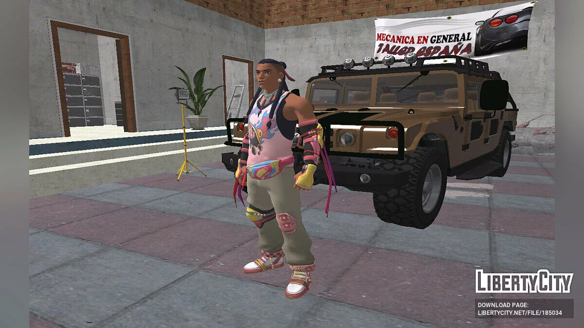 Massai из Fortnite / GTA San Andreas