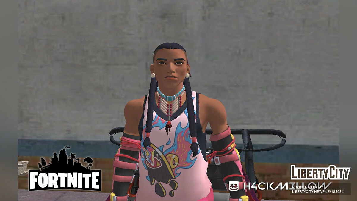 Massai из Fortnite / GTA San Andreas