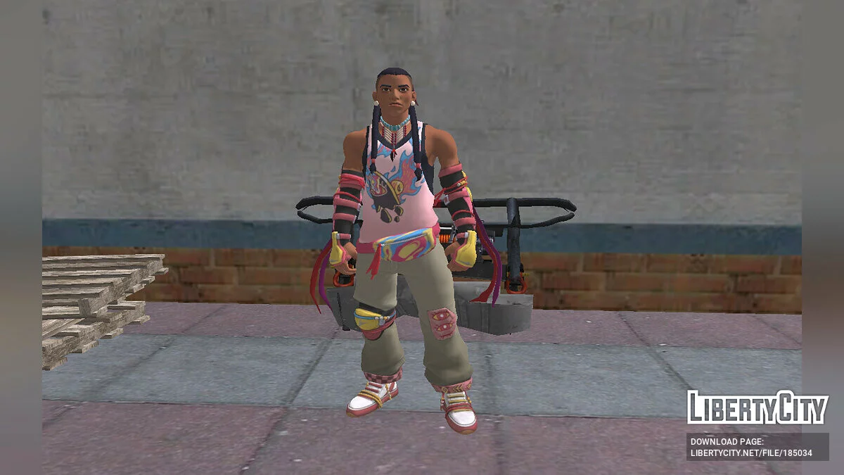 Massai из Fortnite / GTA San Andreas